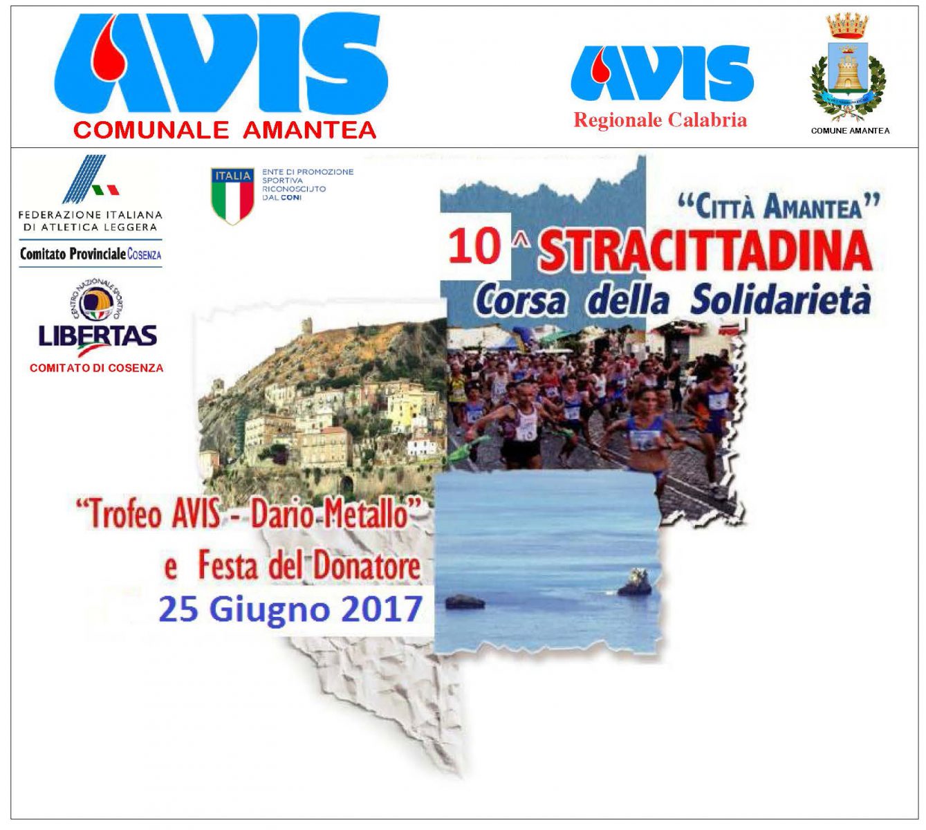 10ª Stracittadina Città di Amantea: progetto sportivo