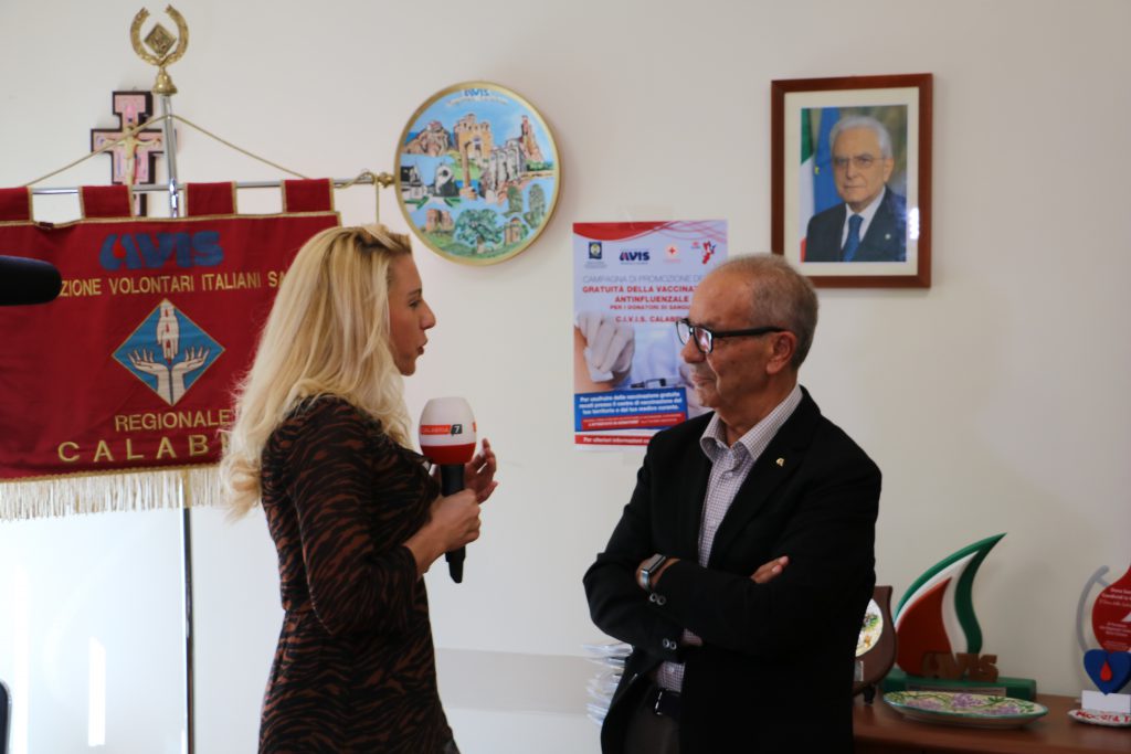 Intervista Calabria 7 al presidente Avis-Regionale-Calabria Dott. Rocco Chiriano
