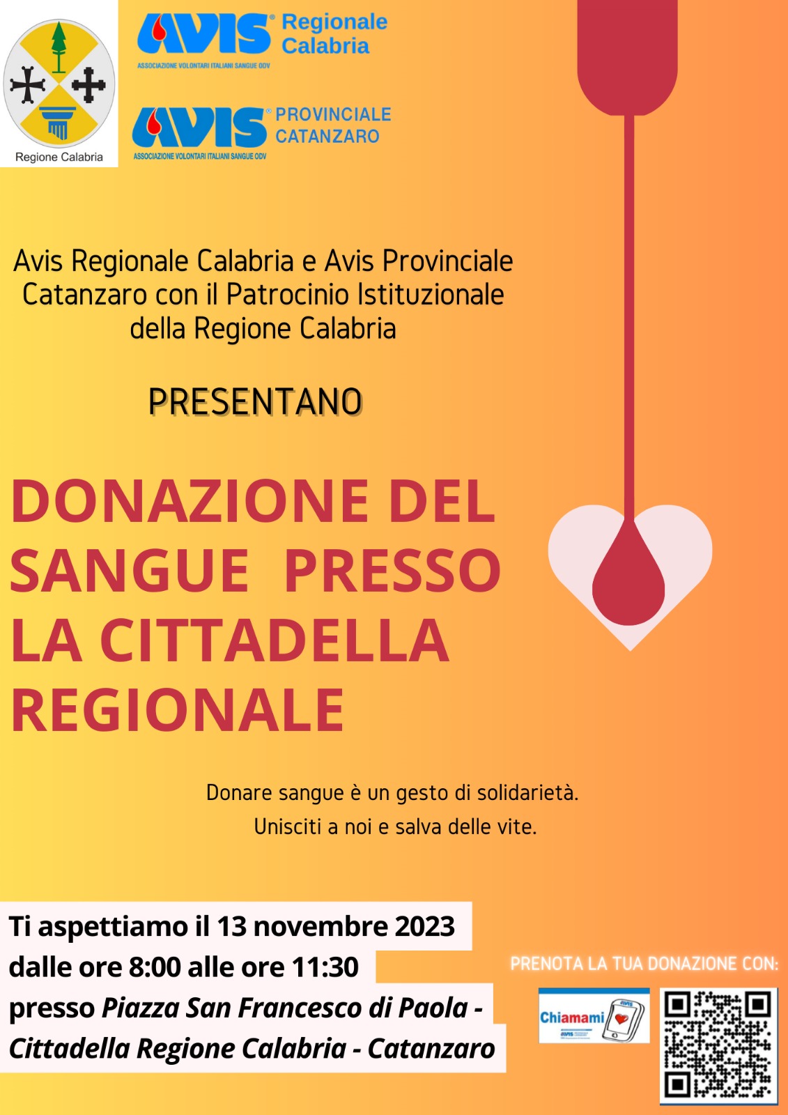 AVIS E REGIONE CALABRIA