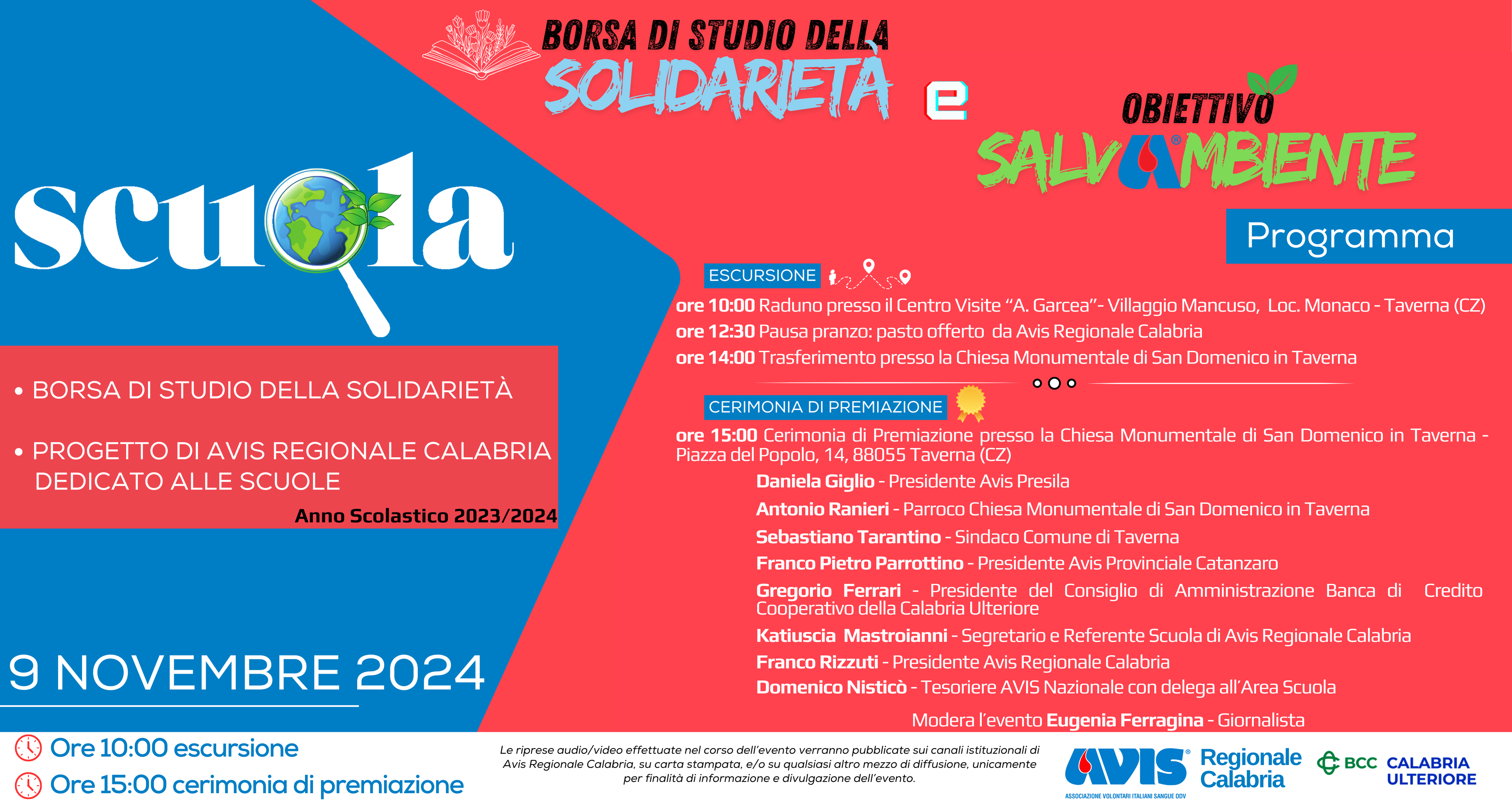NUOVA DATA: Cerimonia di Premiazione